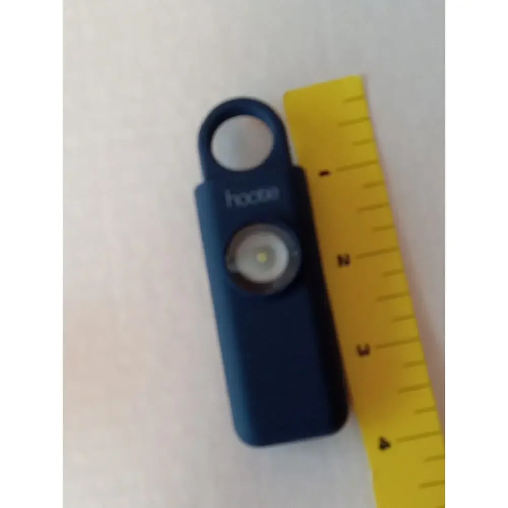 NIB Hootie Personal Safety Alarm for Women, Men, & Kids - Keychain Alarm-BLUE